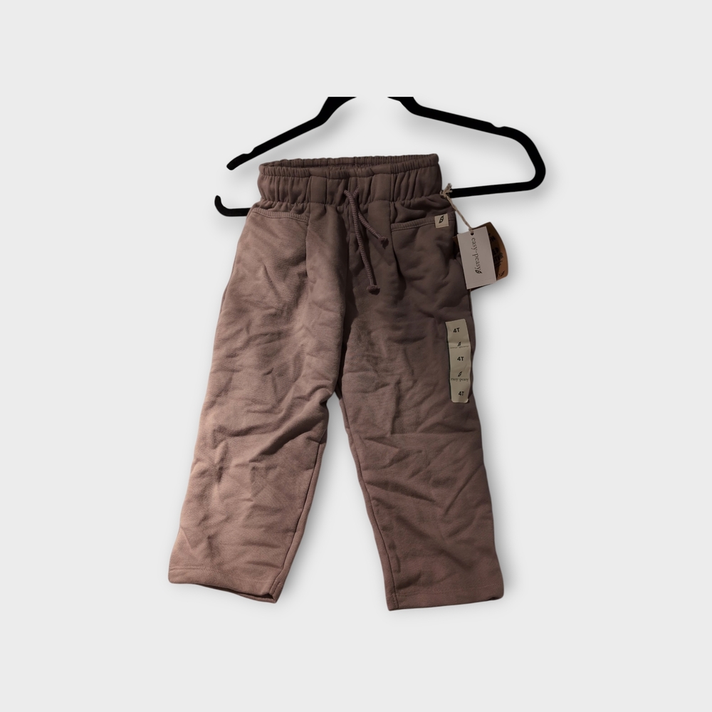Cozy Brown Kids Joggers